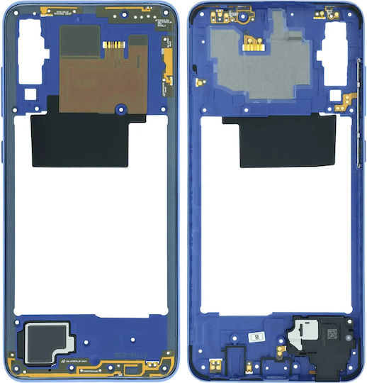 Mid-frame Housing Compatible Samsung Galaxy A70 A705 Service Pack Blue
