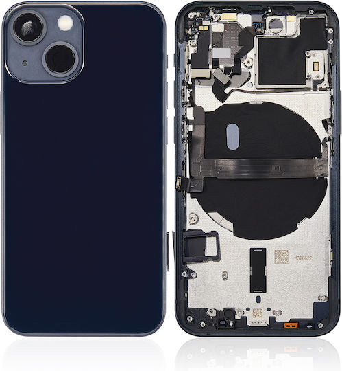 Back Housing W Small Parts Iphone 13 Mini Eu Global Version Aftermarket Plus Midnight