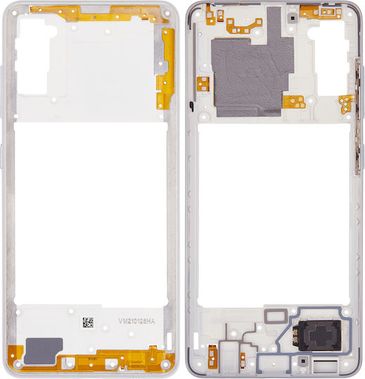 Mid-frame Housing Samsung Galaxy A41 A415 2020 Aftermarket Plus Prism Crush Silver