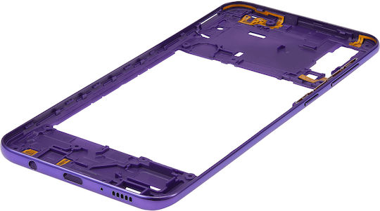 Mittleres Gehäuse Samsung Galaxy A30s A307 2019 Aftermarket Plus Prism Crush Lila