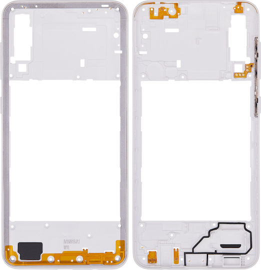 Mid-frame Housing Samsung Galaxy A30s A307 2019 Prism Crush White