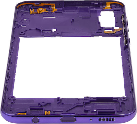 Mittleres Gehäuse Samsung Galaxy A30s A307 2019 Aftermarket Plus Prism Crush Lila