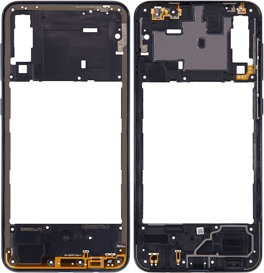 Mittleres Gehäuse Samsung Galaxy A30s A307 2019 Prism Crush Schwarz