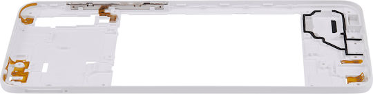 Mid-frame Housing Samsung Galaxy A30s A307 2019 Prism Crush White