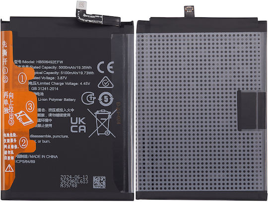 Replacement Battery Honor X9a X40 Magic5 Lite Hb506492efw