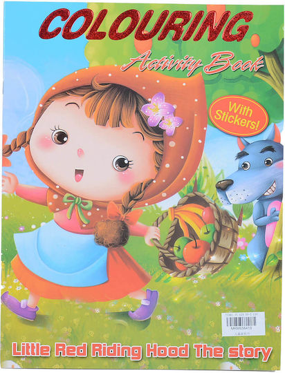 Детска Книжка За Оцветяване Стикери Животни 3+ Години