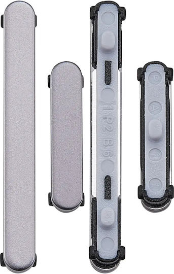 Hard Buttons Power Volume Samsung Galaxy S25 S25 Plus Premium Silver Shadow