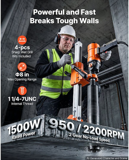 Vevor Carotieră de mână 1500W
