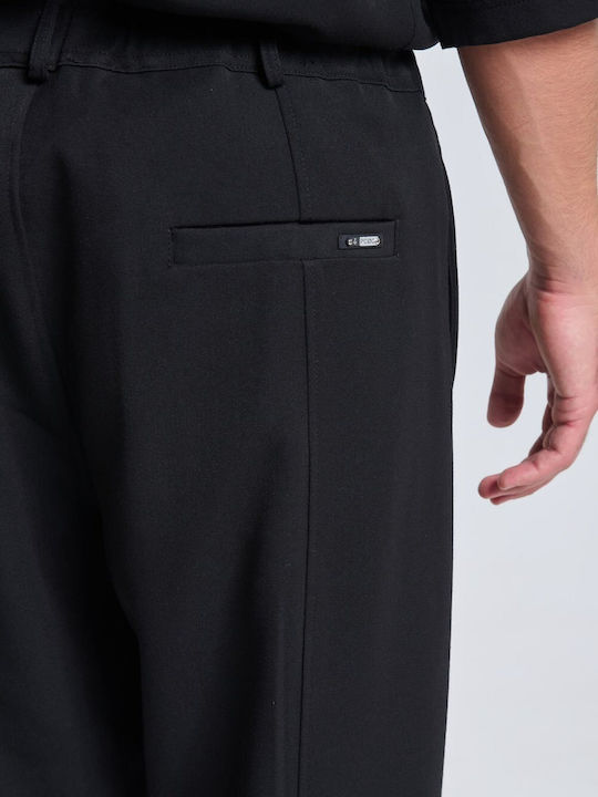 Ανδρικό Παντελόνι Relaxed Fit Μαύρο