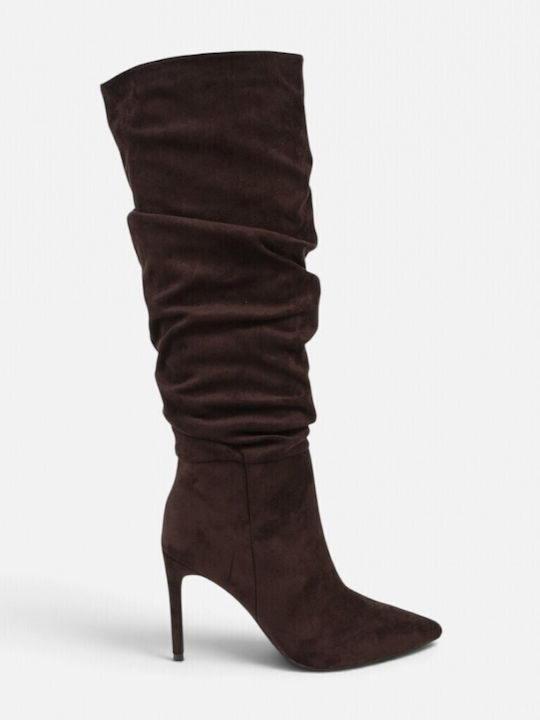 Suede Women's Brown Boots