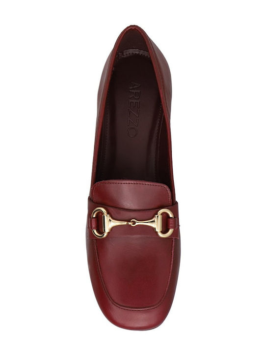 Leder Pumps Burgundisch