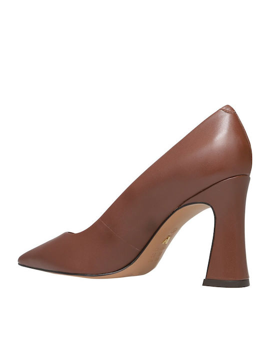 Leder Pumps Braune A1403300010005