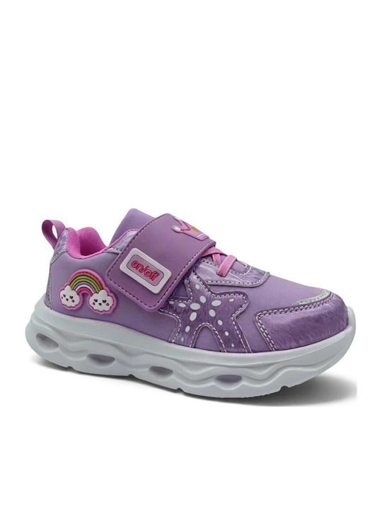 Adidași Copii Cu Închidere Hoop & Loop Violet