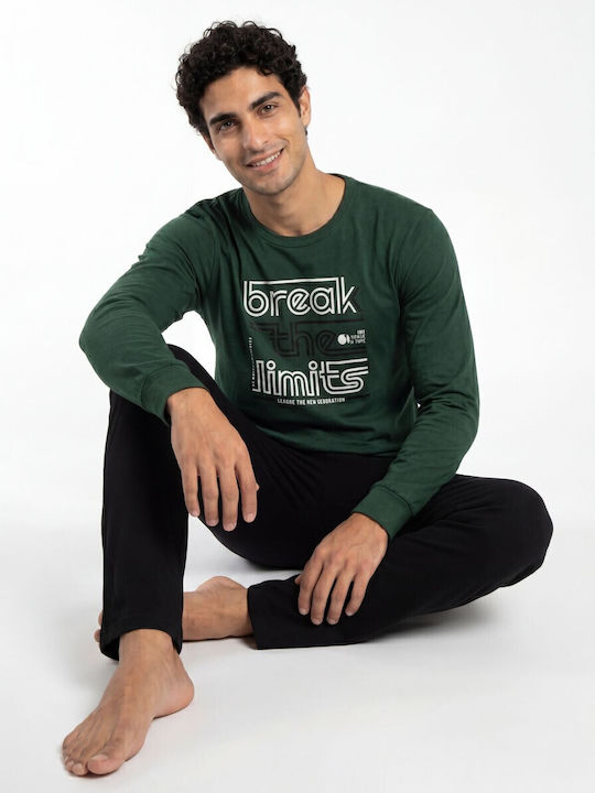 Nina Club Winter Men's Pyjamas Green