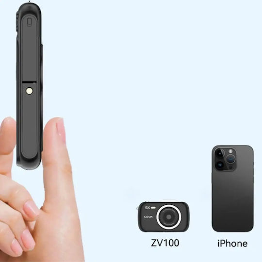 SJCAM ZV100 Compact Φωτογραφική Μηχανή 80MP Οπτικού Ζουμ 16x Μαύρη