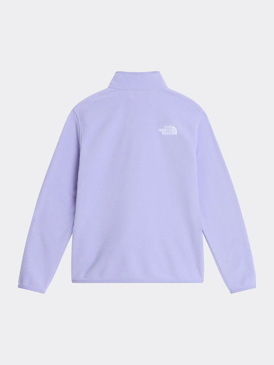 Fleece Kinder-Sweatshirt Strickjacke Lila Glacier Glacier
