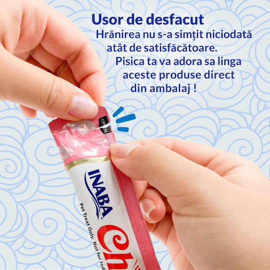 Churu Varietăți Cremoase pentru Pisici Pui Sortiment de Arome 4 X 14 G