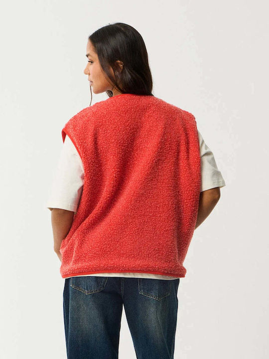 Damen Weste Rot