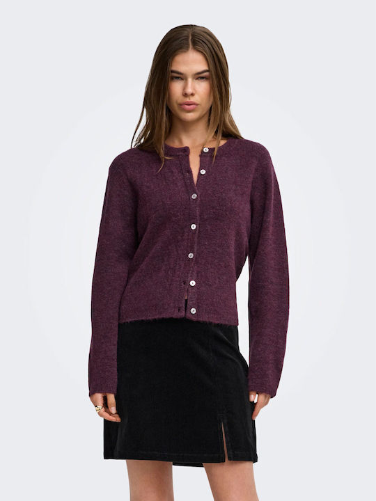 Γυναικεία Ζακέτα Πλεκτή Mauve Wine