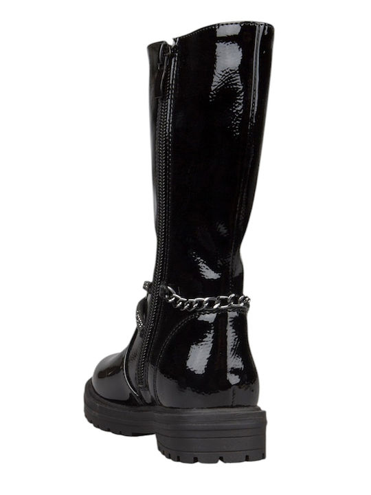 Kids Black Boots