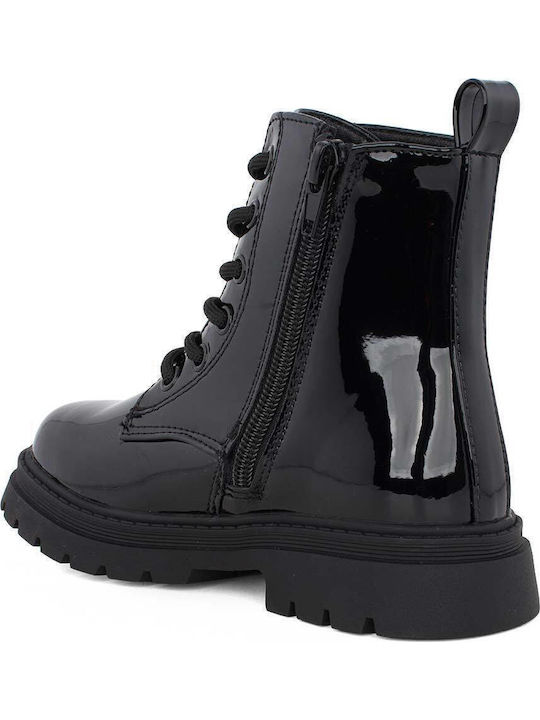 Kinderstiefel mit Reissverschluss Schwarz