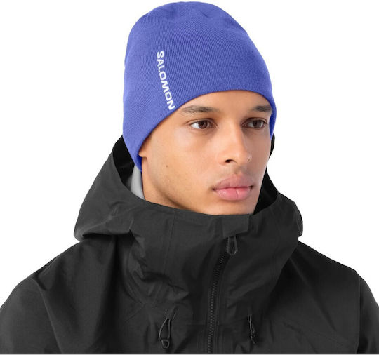 Beanie Mützen Für Männer Strick In Marineblau