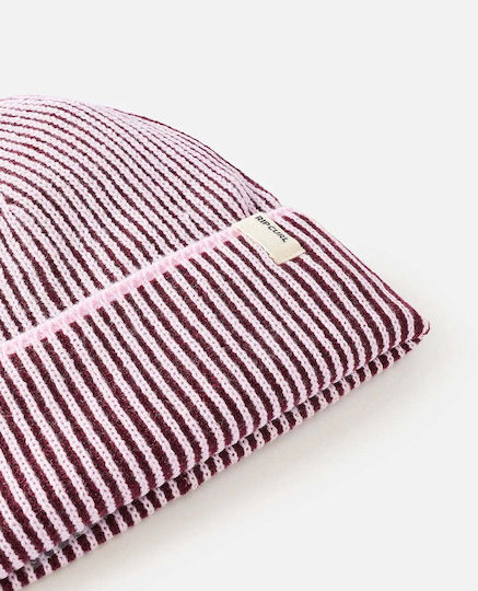 Beanie Unisex Reversible Knitted Beanie in Lilac Colour