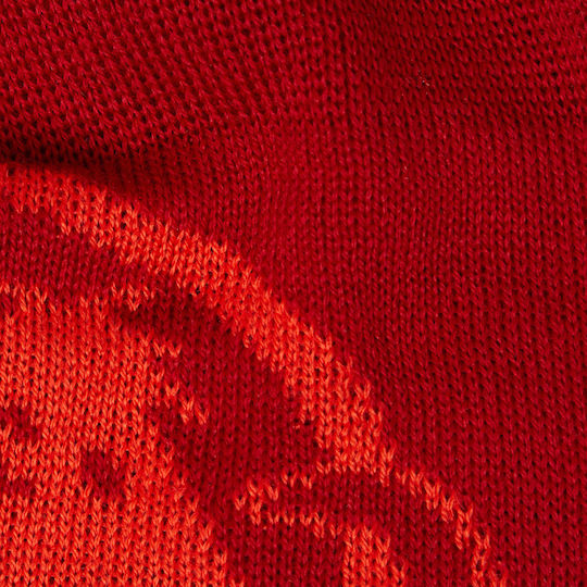 Men's Fleece Knitted Beanie in Red Colour