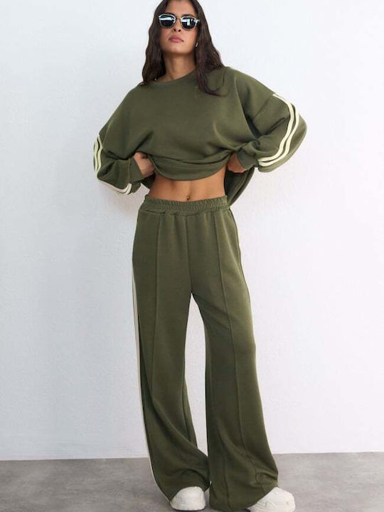 Damen Jogginghosen Khaki