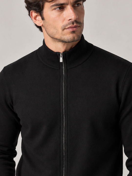 Men's Knitted Cardigan Black