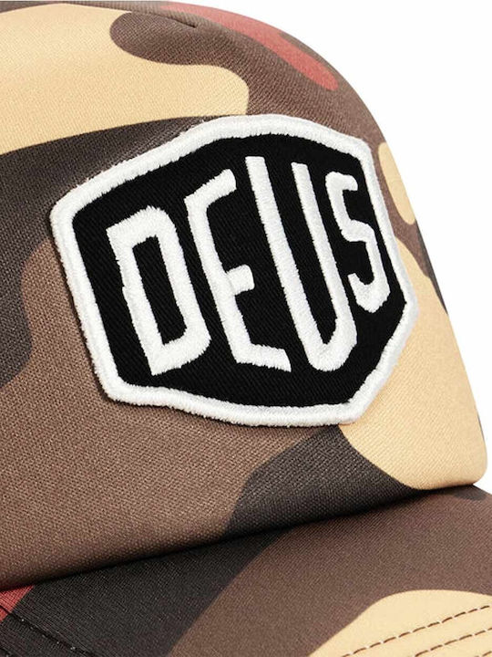 Deus Ex Machina Ombre Sheild LKW-Fahrer Cap Tarnmuster Rust D263mha518 Deus Ex Machina Ombre Sheild LKW-Fahrer Cap Tarnmuster Rust D263mha518