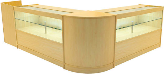 Phoenix Led Shop Counter Set Cm60 Tb60 & 2 X C1500 Maple