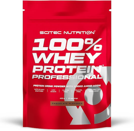 100% Whey Professional Πρωτεΐνη Ορού Γάλακτος Χωρίς Γλουτένη με Γεύση Φράουλα 400gr