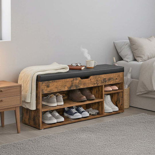 Vasagle Flurmöbel & Aufbewahrung mit Schuhregal & Bank 80x30x44cm