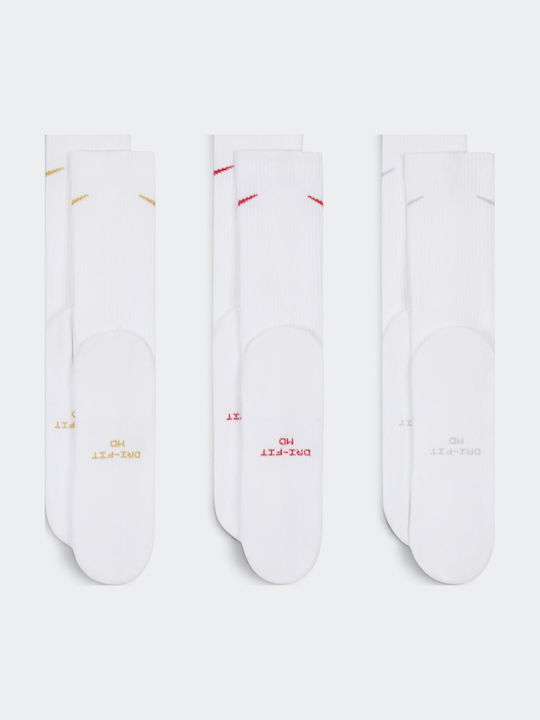 Nike Everyday Спортни Чорапи Жълти 1 Чифт