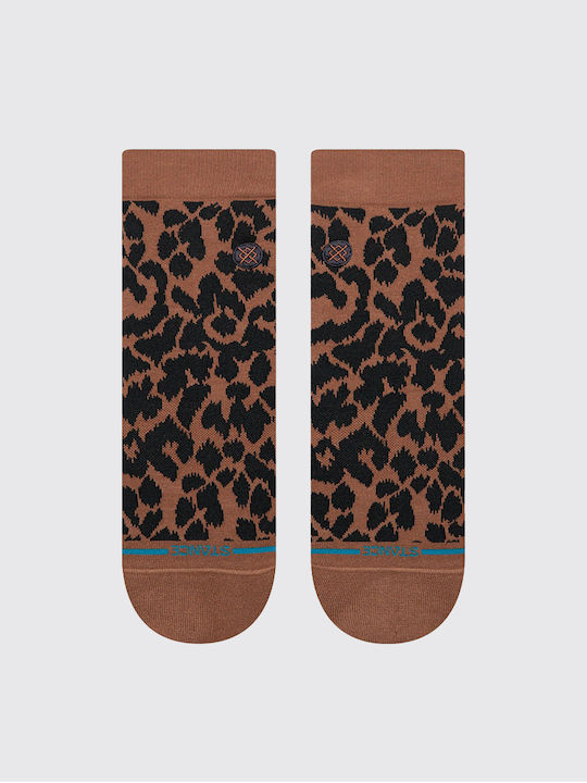 Stance Love Leopard Sportsocken Braun 1 Paar