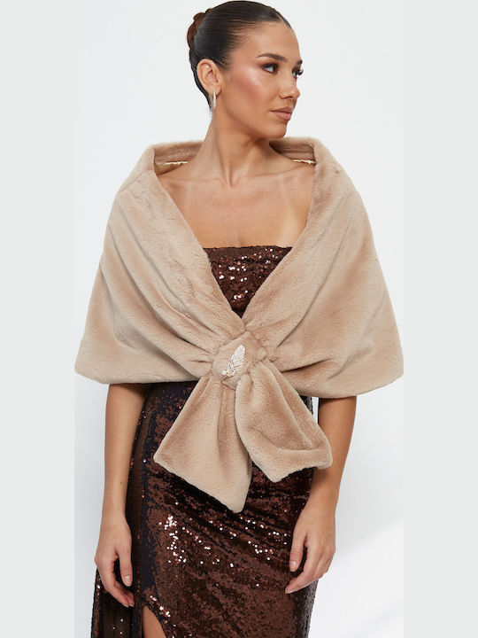 RichgirlBoudoir Women's Shawl Beige