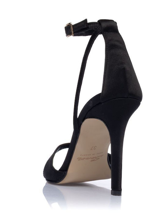 Sandale din piele Negre