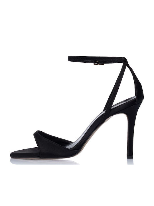 Sandale din piele Negre