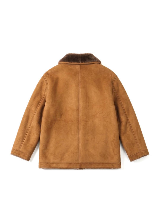 Short Women's Brown Fur