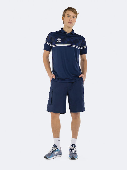Pantaloni Scurți Sport Bărbați Regular Fit Albastru Închis