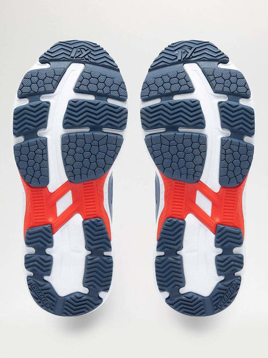 Waterproof Kids Sports Shoes Running with Hook & Loop Closure Blue