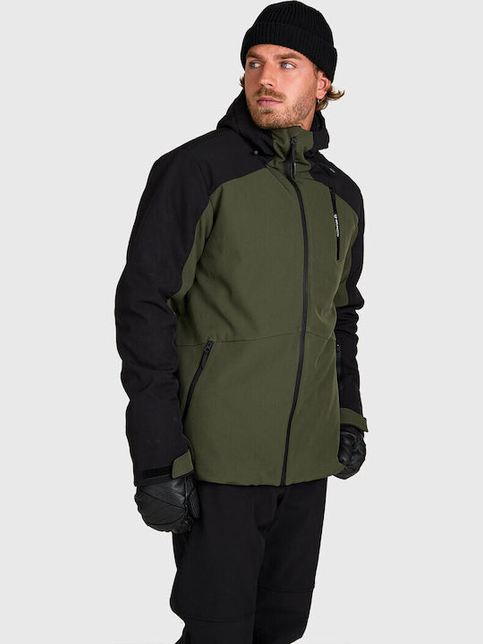 Brunotti Mattaki 2621200053-6992 Ανδρικό Μπουφάν για Σκι & Snowboard Πράσινο