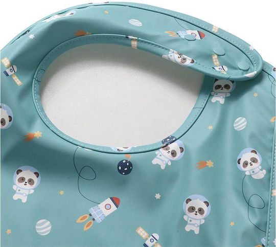 Tutete Babici Pentru Bebeluşi Impermeabilă Material Textil Cu Buton Şi Buzunar Pandas In Space
