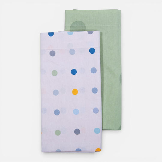 Nef-Nef Homeware Kinderbademantel Dots Ecru/Pink mit Kapuzen-