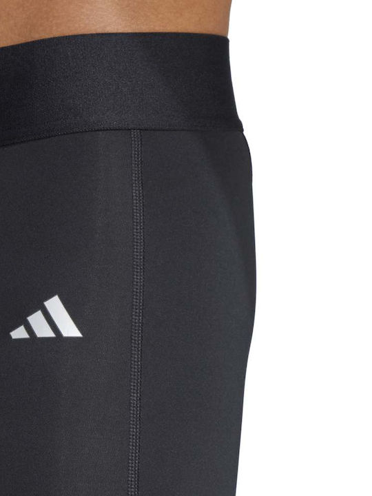 adidas Techfit Herren Sportleggings Kompression Kurze Schwarz