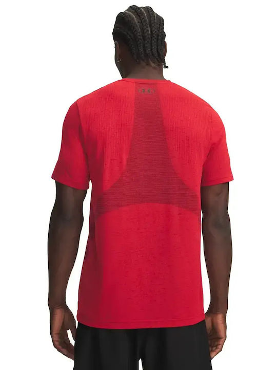 Under Armour Vanish Seamless Блуза С Къс Ръкав Червена