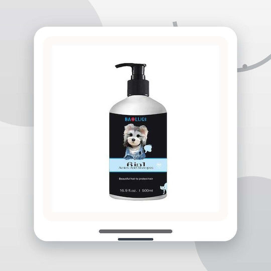 Șampon Pentru Câini Baoluqi Îngrijire Blană Protecție 500 Ml Sticlă Neagră Albastră