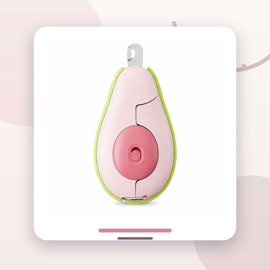 Dispenser Igienic De Saci Pentru Câini Lanternă Cu Led Roz Verde