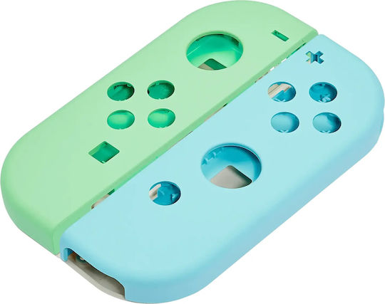 Корпус на корпуса Nintendo Switch Joy Con контролер зелен синьо